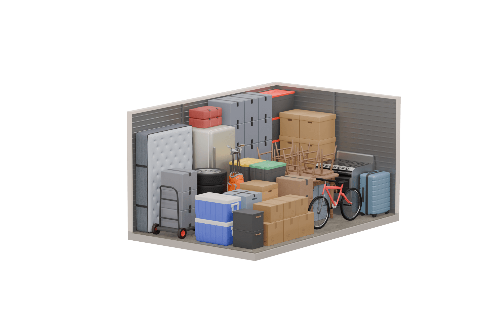 10' x 15' storage unit render