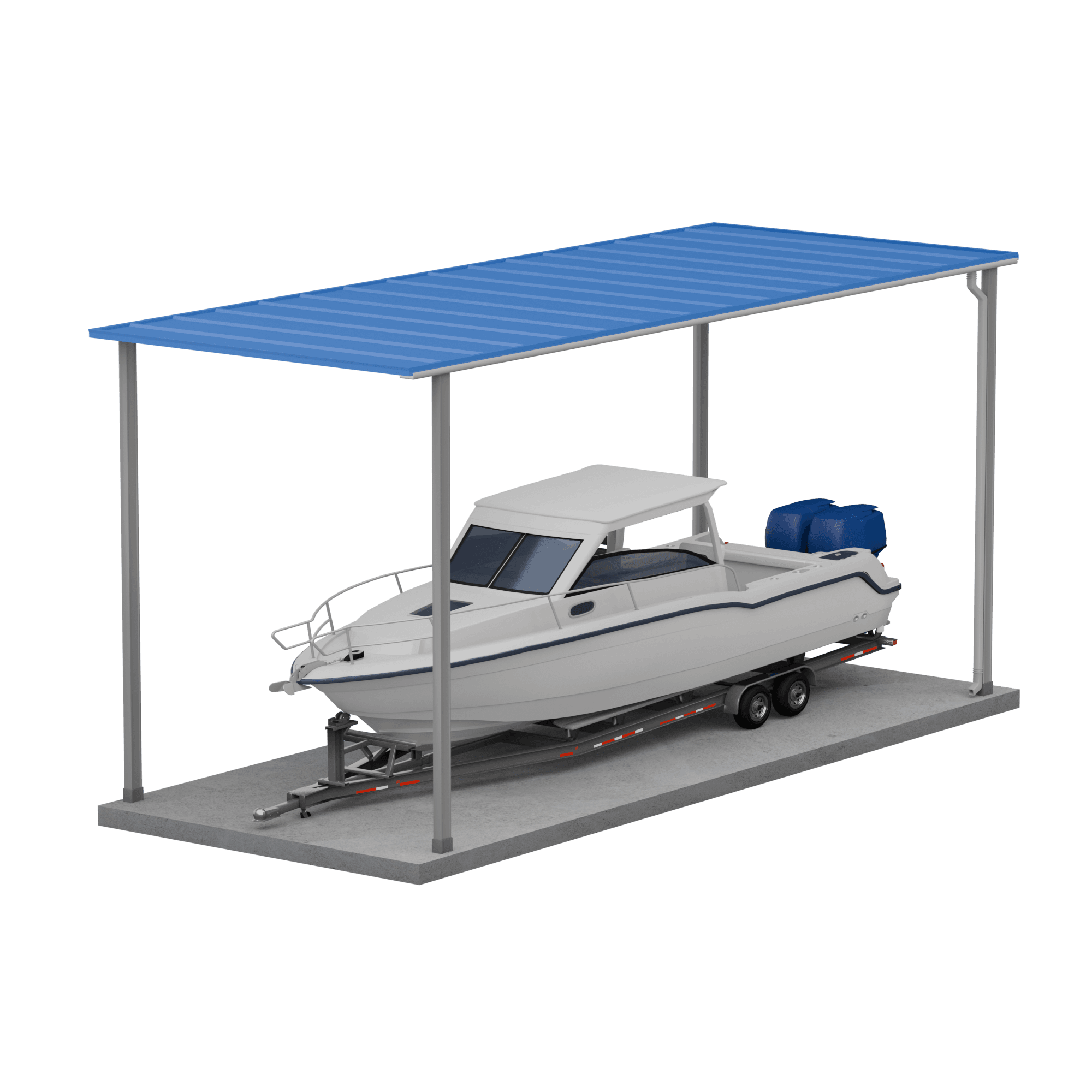 12' x 30' Covered Parking render