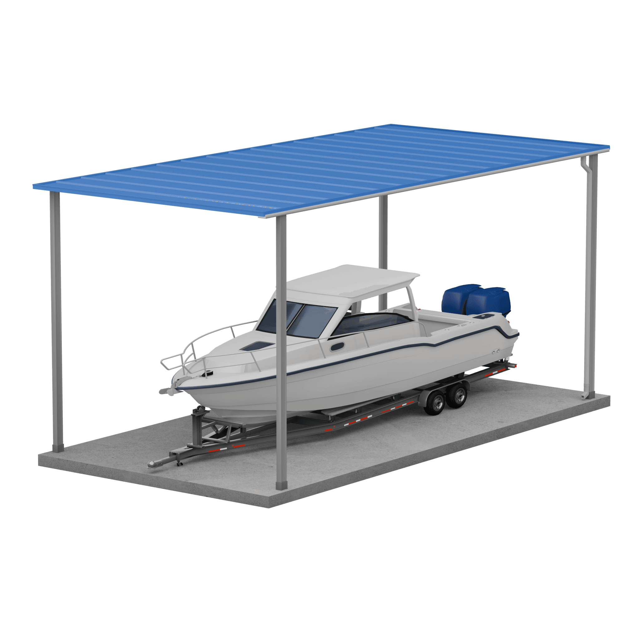 15' x 30' Covered Parking render