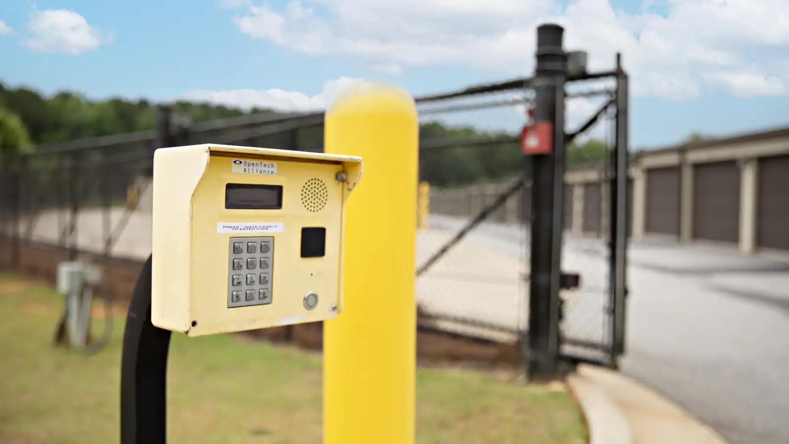 gate with keypad