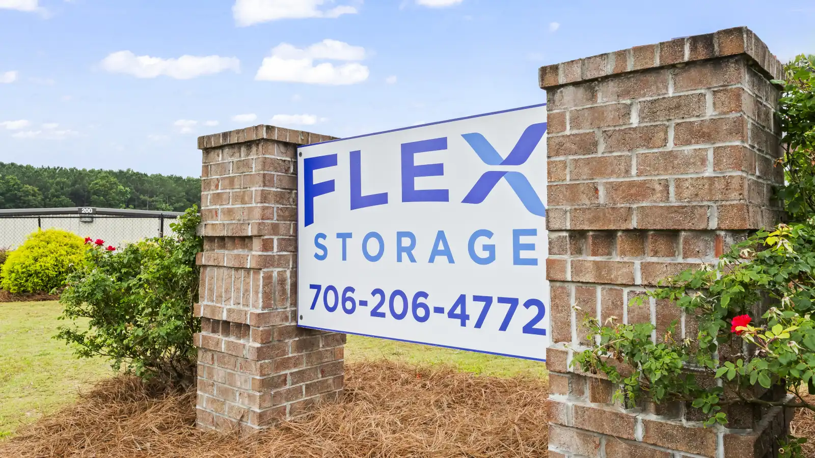 flex storage sign