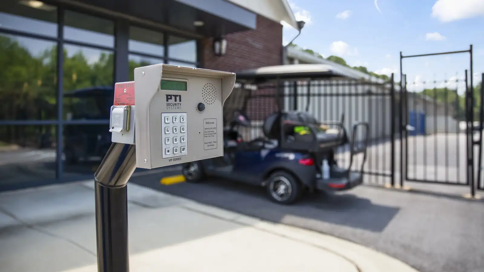 gate with keypad